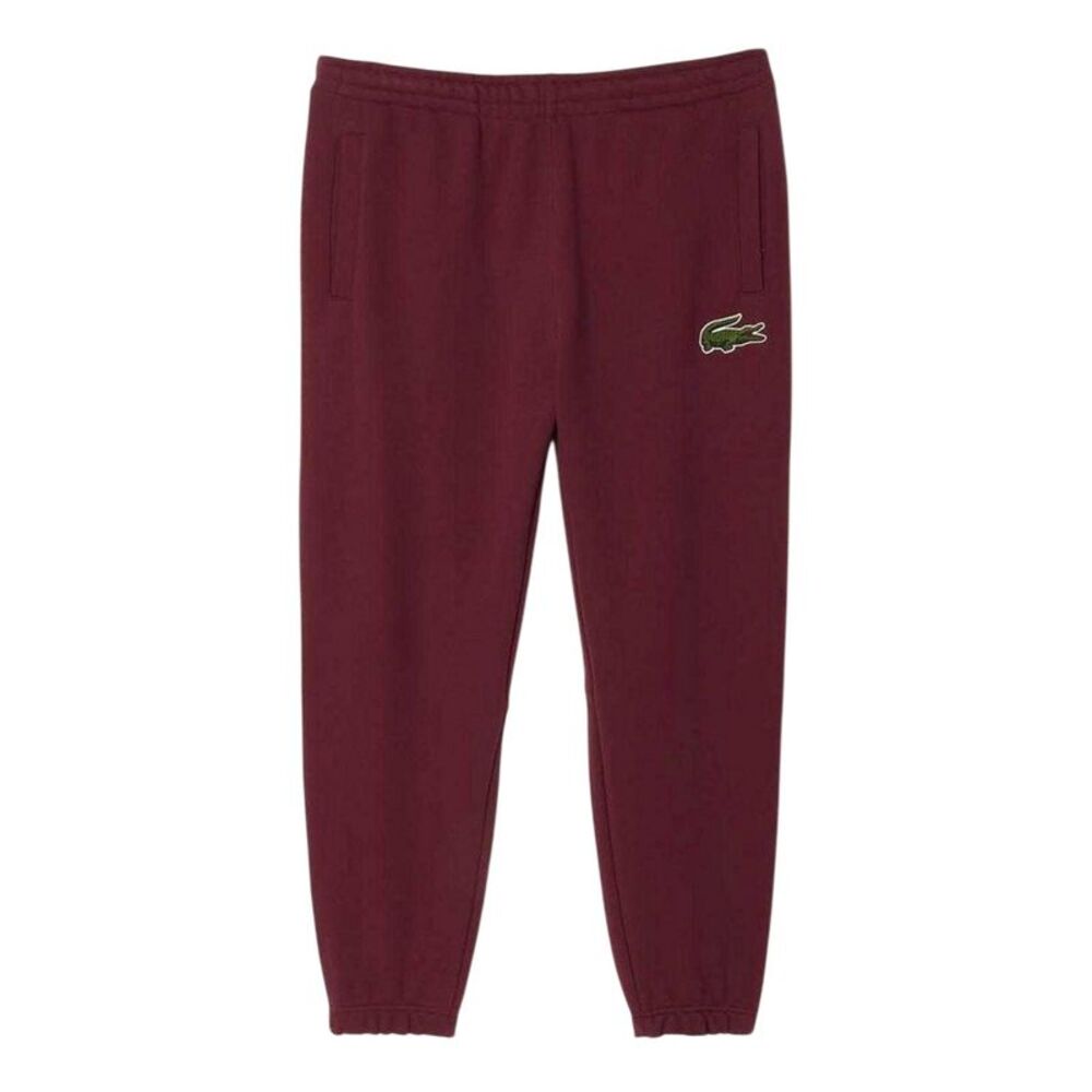 Lacoste Unisex Adult Embroidered Logo Sweatpants / Red